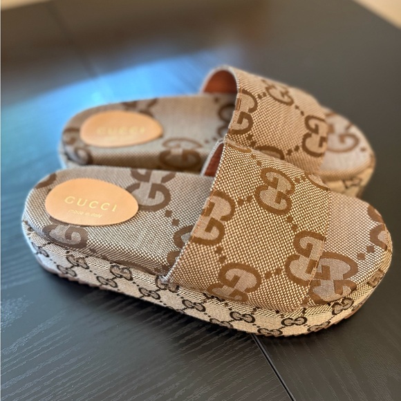 Gucci Women’s Platform Slide Maxi GG NWOT’s - Picture 8 of 8